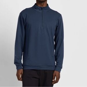 True Linkswear - All Day Quarter Zip Navy Blue Sweatshirt - Size XXL